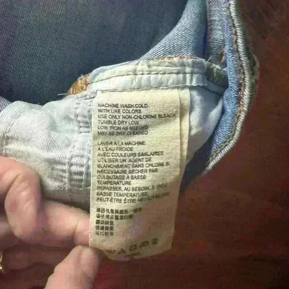 Free People Great Heights Frayed Fringe Skinny Jeans 25 - Picture 8 of 11